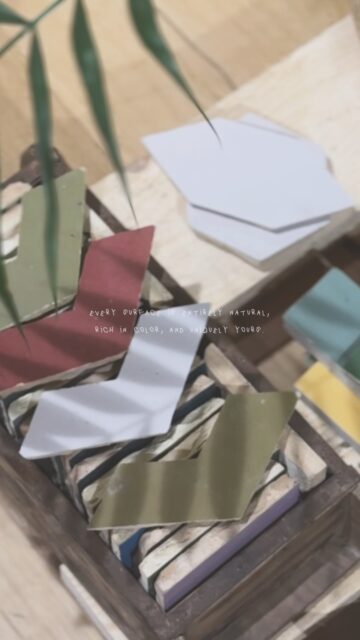 _
Every surface is entirely natural, rich in color, 
and uniquely yours.
_
Scopri le nostre superfici.
_
Per info e appuntamento: 
info@nicartfactory.com
Whatsapp 349/8354508

#Reel#newreel#genova#interiordesign